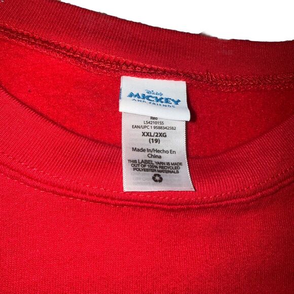 Vintage 90s Disney Mickey Mouse Characters Crewneck Sweatshirt Size XXL - Picture 3 of 7